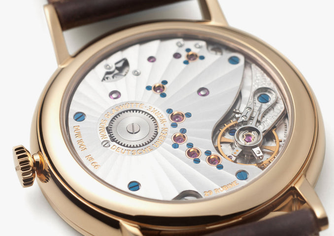 Nomos Glashutte Watch Lambda 39 Sapphire Crystal