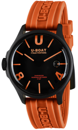 U-Boat Watch Darkmoon 44 Black Orange Curve IPB 9538