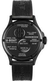 U-Boat Darkmoon 40 Black Curve PVD Watch