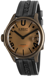 U-Boat Watch Darkmoon 44 Brown Black Curve Vintage 9546