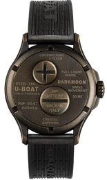 U-Boat Watch Darkmoon 40 Brown Black Curve Vintage
