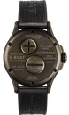 U-Boat Darkmoon 40 Black Brown Curve Vintage Watch