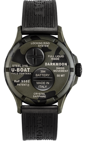 U-Boat Darkmoon 40 Camouflage Black Curve Watch