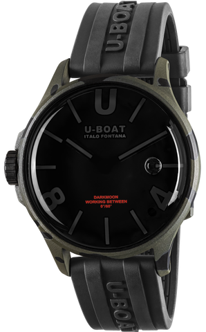 U-Boat Watch Darkmoon 44 Camouflage Black Curve Grey 9553