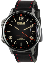 U-Boat Watch Capsoil Doppiotempo 55 Red Rehaut SS 9674