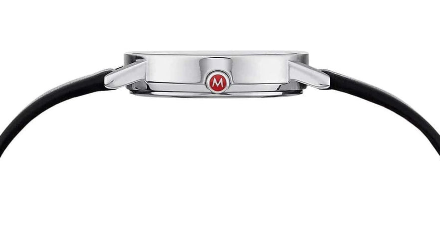 Mondaine Classic Vegan Grape Leather Watch