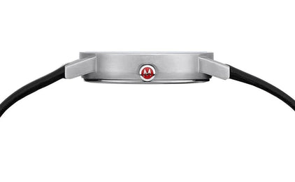 Mondaine Classic Vegan Grape Leather Watch