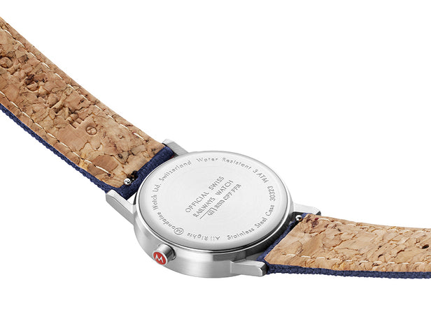 Mondaine Classic Deep Ocean Blue Textile