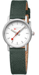 Mondaine Watch Classic Park Green Textile A658.30323.17SBS