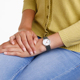 Mondaine Classic Park Green Textile Watch