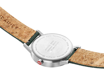 Mondaine Classic Park Green Textile Watch