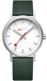 Mondaine Classic Park Green Textile Watch
