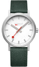 Mondaine Classic Park Green Textile Watch
