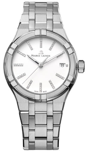Maurice Lacroix Watch Aikon Quartz Matt White AI1106-SS002-150-1