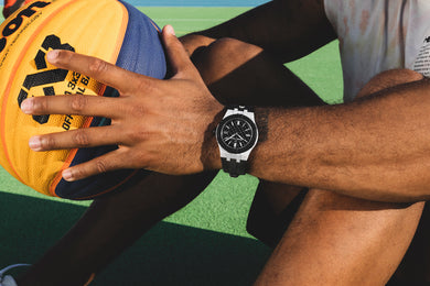 Maurice Lacroix Watch Aikon Quartz TIDE FIBA Cool Grey Black Special Edition D