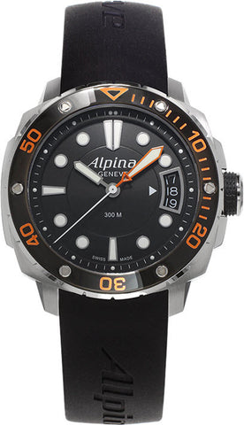 Alpina Watch Seastrong Lady Diver 300 Orange AL-240LBO3V6