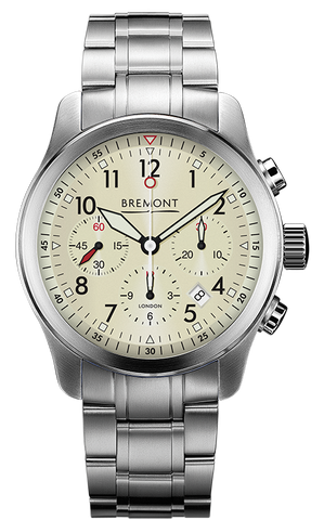Bremont Watch ALT1-P2 Cream Bracelet ALT1-P2/CR/BR