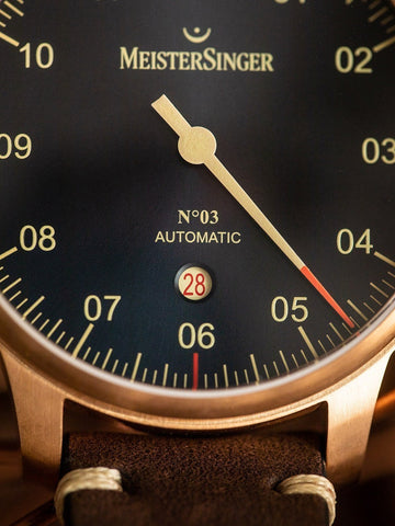 Meistersinger Watch N.03 Bronze Line