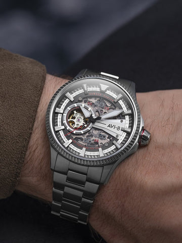 AVI-8 Watch Hawker Hunter Avon Automatic Diables Rouges