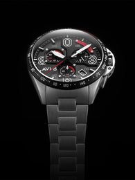 AVI-8 Watch P-51 Mustang Blakeslee Chronograph