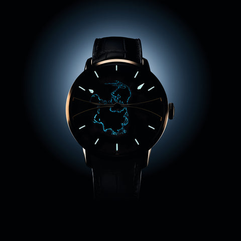 Arnold & Son Watch Globetrotter Gold Limited Edition