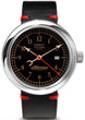 Allemano Watch Day Black Polished Case DAY-A1919-NP-L-B-N