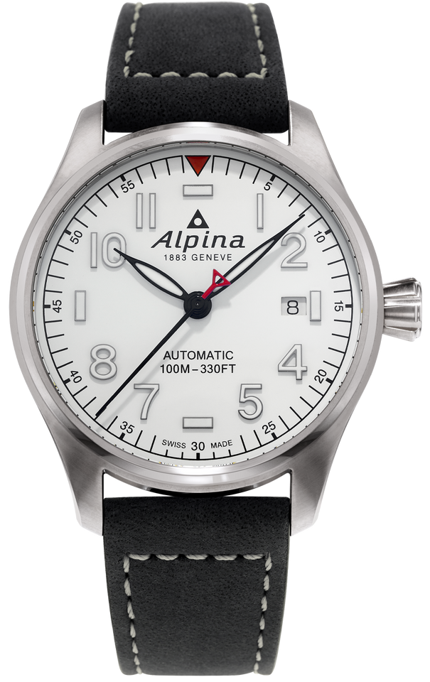 Alpina Watch Startimer Pilot White AL525S3S6 Watch Jura Watches
