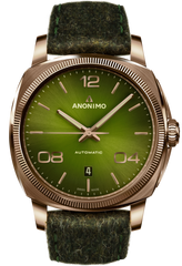 Anonimo Epurato Galvanic Green Sunray Watch