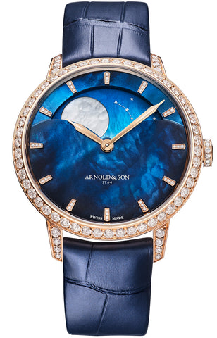Arnold & Son Watch Perpetual Moon 38 Rose Gold 1GLMR.U01A.C206A