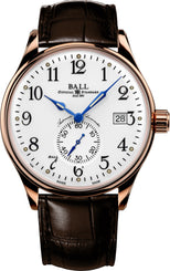 Ball Watch Company Trainmaster Standard Time NM3888D-PG-LCJ-WH