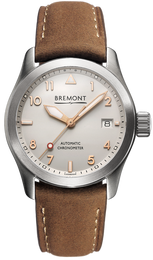 Bremont Watch Solo 37mm Rose Dial Numerals SOLO-37/SI-RG/R