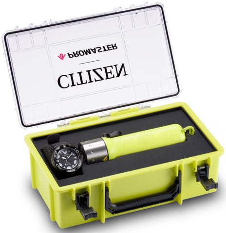 Citizen Promaster Dive Eco Drive & Torch Set Watch