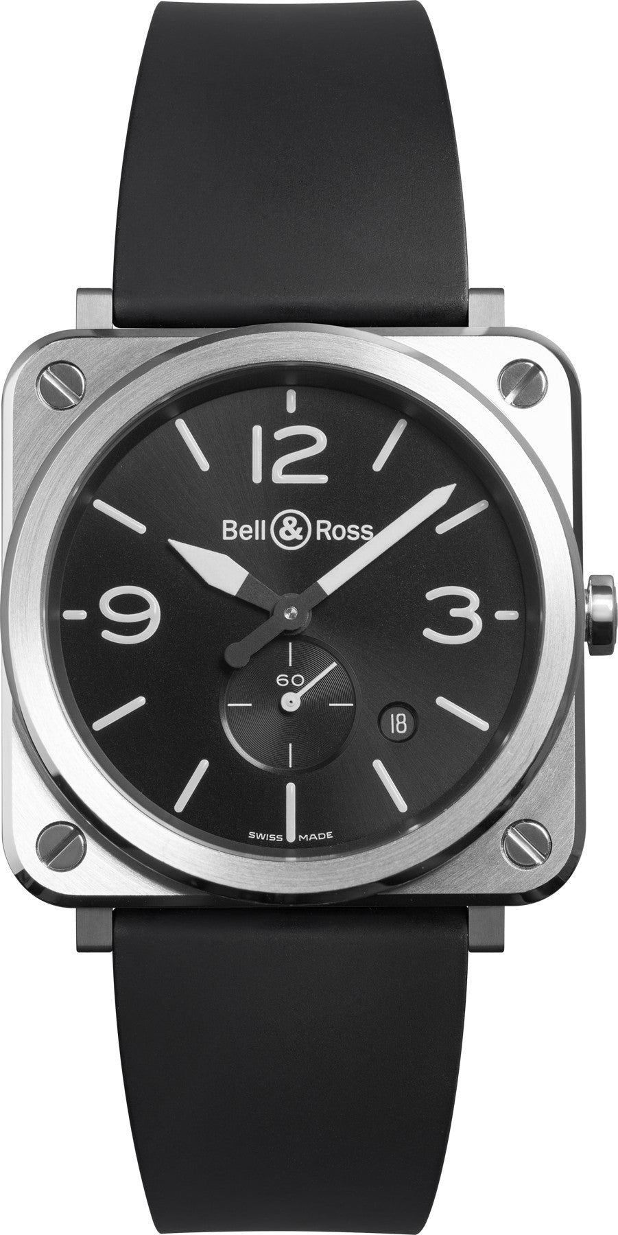 Bell & Ross Watch BRS Steel Quartz BRS-BLC-ST Watch | Jura Watches