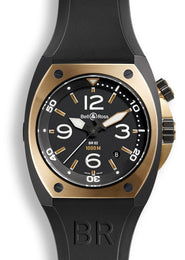 Bell & Ross Watch BR 02 Rose Gold & Carbon BR 02-92 ROSE GOLD & CARBON