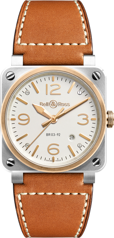Bell & Ross Watch BR 03 92 Bi Color BR0392-ST-PG-SCA