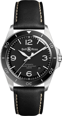 Bell & Ross Watch Vintage BR V2-92 Black Steel BRV292-BL-ST/SCA