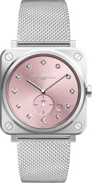 Bell & Ross Watch BR S Novarosa Diamonds BRS-PK-ST-DIA/SST