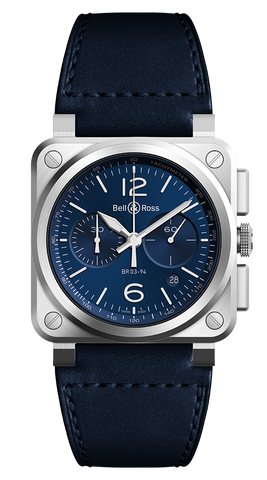 Bell & Ross Watch BR 03 94 Blue Steel BR0394-BLU-ST/SCA
