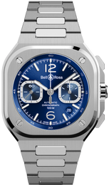 Bell & Ross Watch BR 05 Chrono Blue Steel Bracelet BR05C-BLU-ST/SST