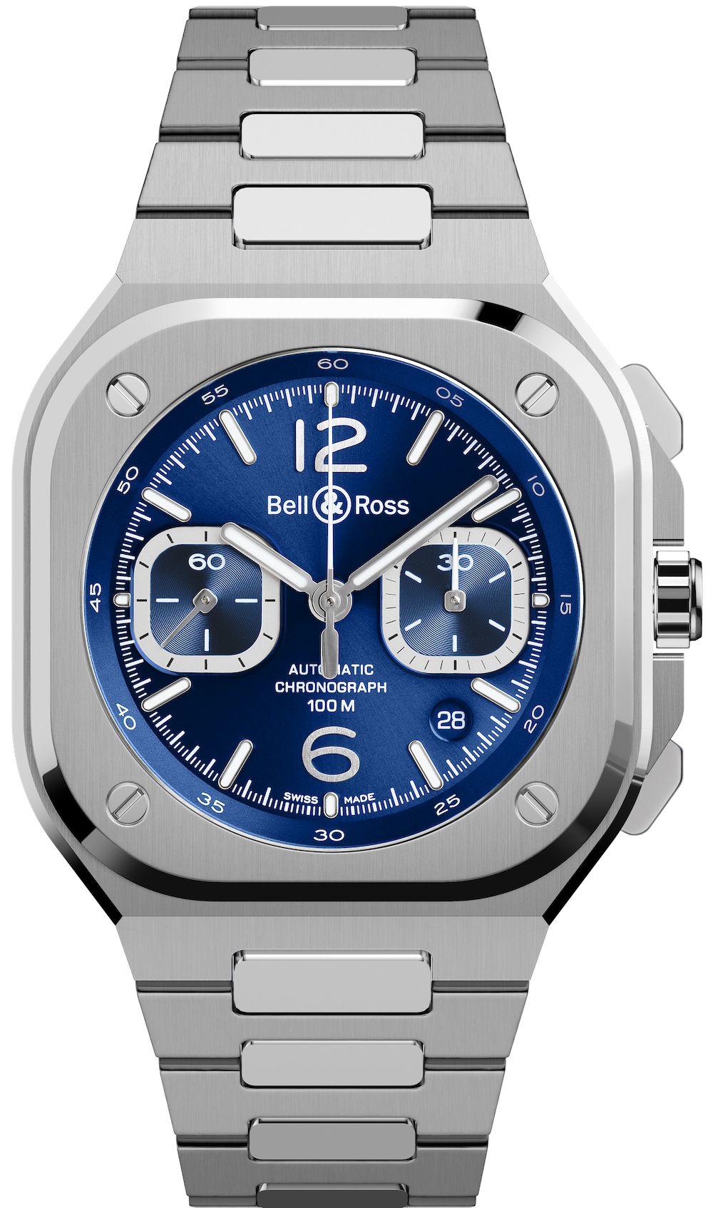 Bell & Ross Watch BR 05 Chrono Blue Steel Bracelet