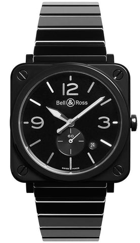 Bell & Ross Watch Black Ceramic Quartz BRS-BL-CES/SCE