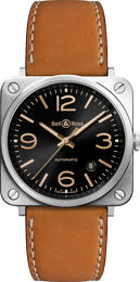 Bell & Ross Watch BRS Golden Heritage BRS92-G-HE-ST