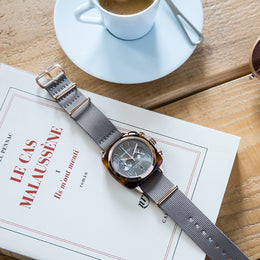 Briston Watch Clubmaster Classic Acetate Gold