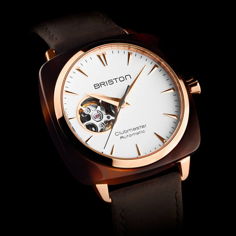 Briston Watch Clubmaster Classic Acetate Gold