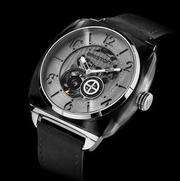 Briston Watch Streamliner Skeleton Grey Acetate