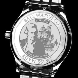 Ball Watch Company Trainmaster Endeavour Chronometer Aligator Limited Edition D