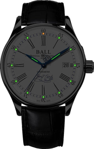 Ball Watch Company Trainmaster Endeavour Chronometer Aligator Limited Edition D