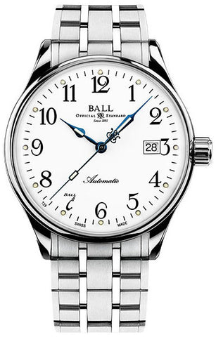 Ball Watch Company Trainmaster Standard Time 135 Anniversary Limited Edition NM3288D-SJ-WH