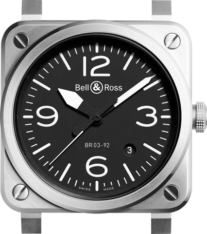 Bell & Ross Watch BR 03 92 Automatic Black Steel D