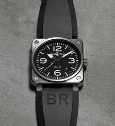 Bell & Ross Watch BR 03 92 Automatic Black Dial Steel Case